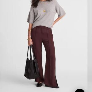 Pull on boot cut track pants